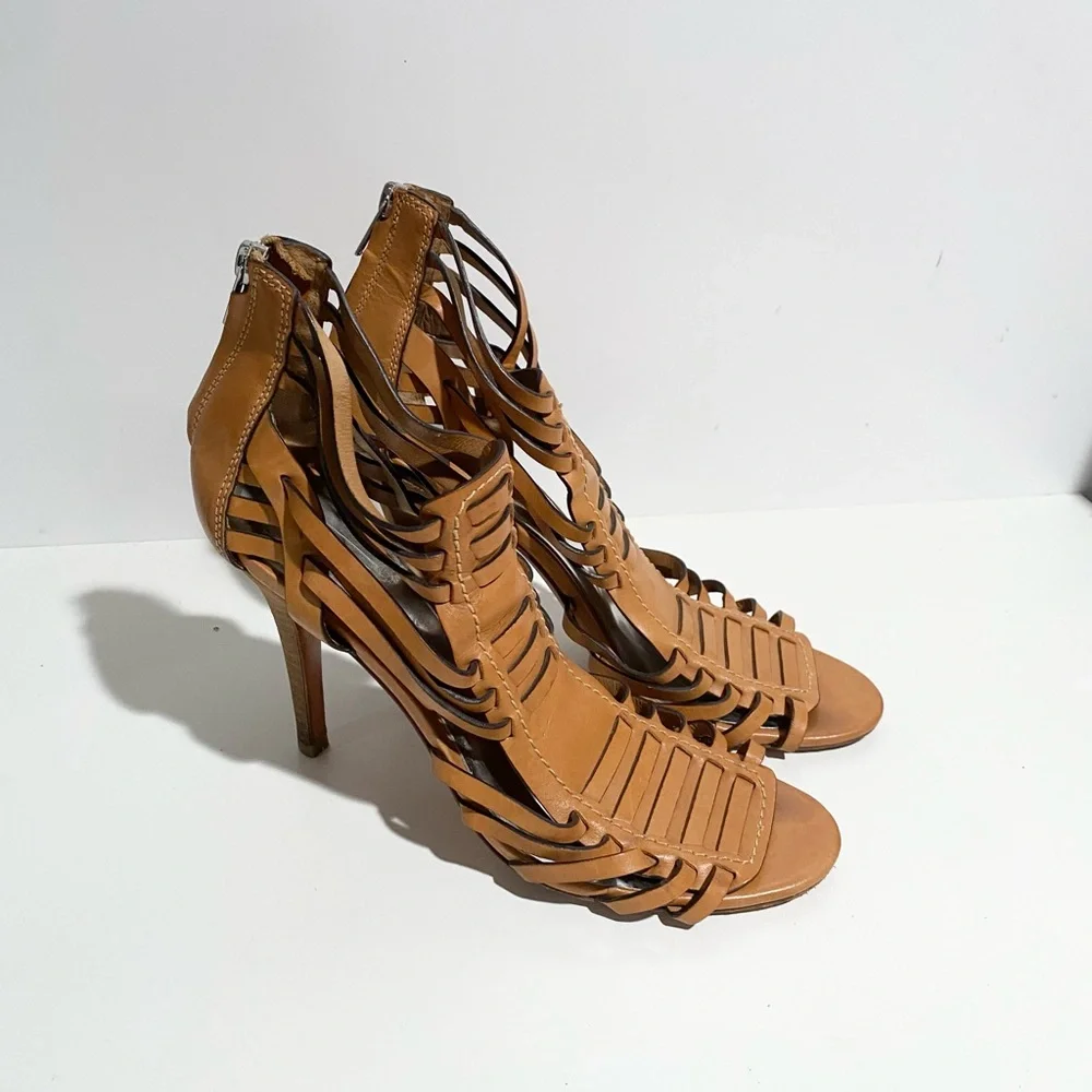 Coach Women’s Huarache Gladiator Open Tie Heeled Sandals Size‎ 10